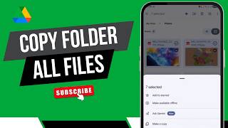 How to Copy a Google Drive Folder with All Files