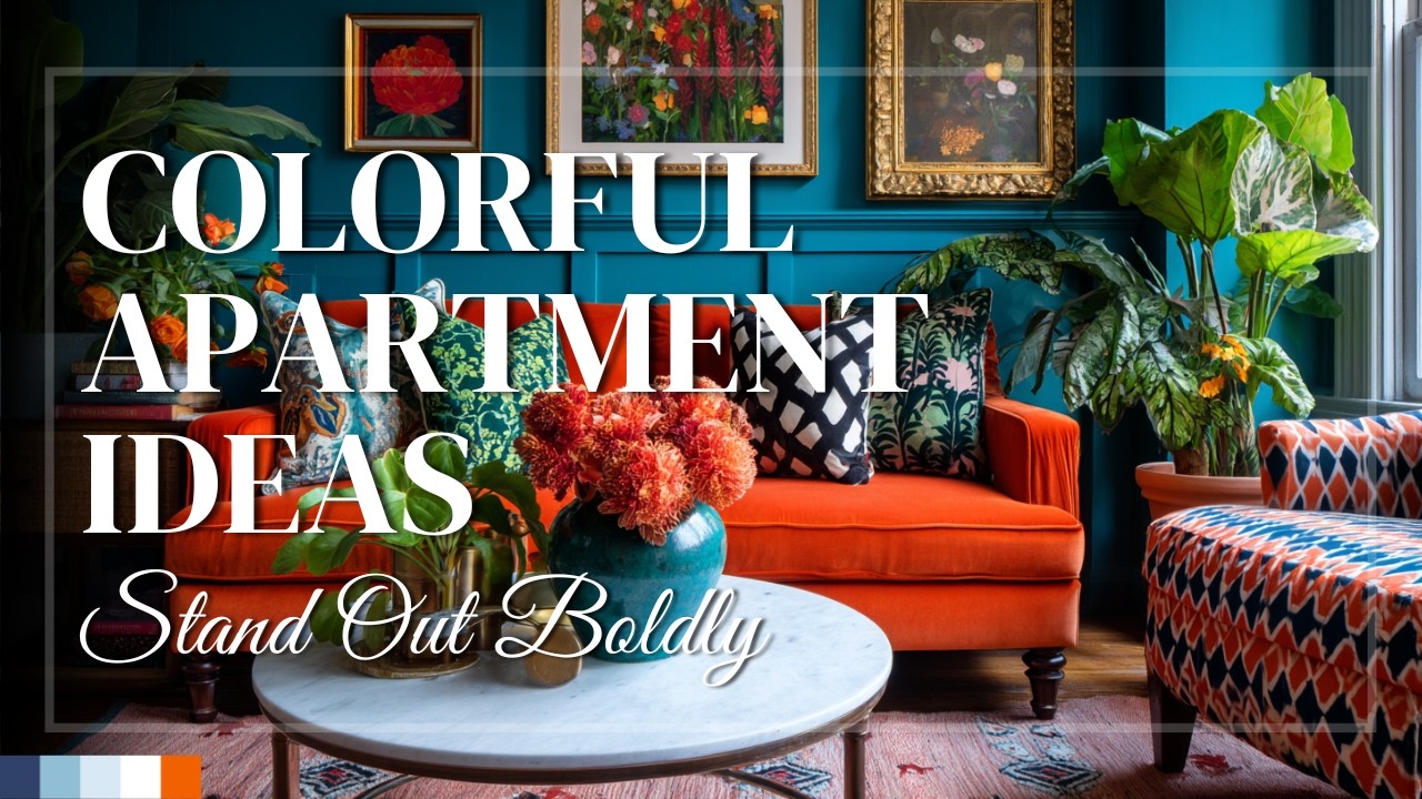 Colorful Small Apartment Living Room Ideas ✨ Bold Maximalist Layers That Truly Stand Out