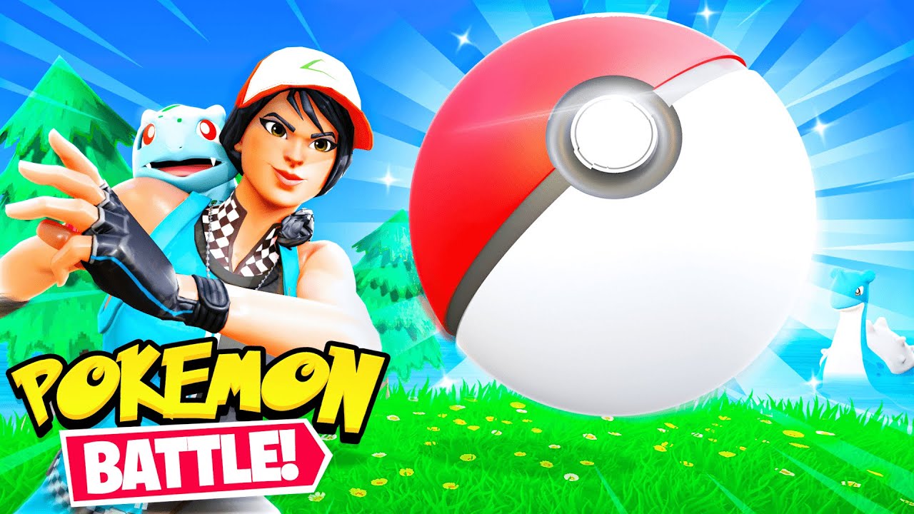 The First EVER Pokemon Battle In Fortnite?!?! YouTube