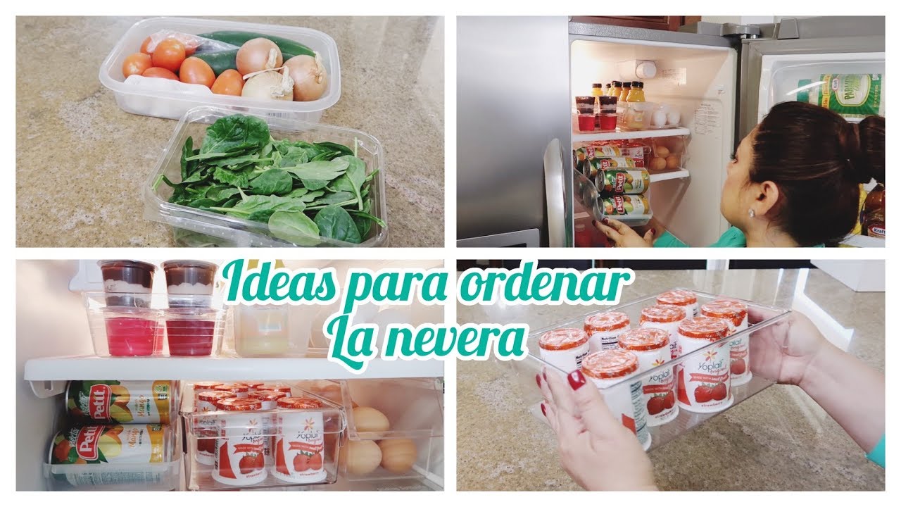 COMO ORGANIZAR EL REFRIGERADOR DE FORMA PRACTICA #organizacionenlacocina 