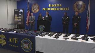 Officials detail months-long investigation into alleged gang gun trafficking | Press Conference