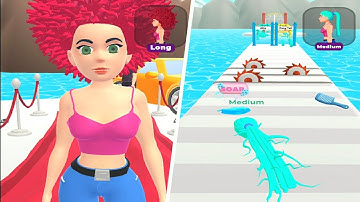 Wig Run 💇‍♀️🧣💁 New Update Android, iOS Gameplay Walkthrough