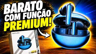 40 HORAS de 🔋 e função de fone CARO?! Haylou Flowbuds N55