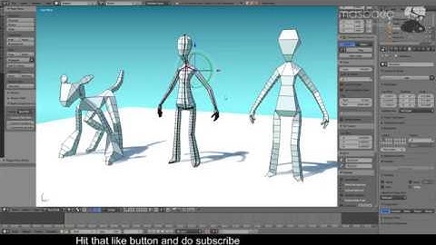 Easy low poly character using skin modifier blender 3d