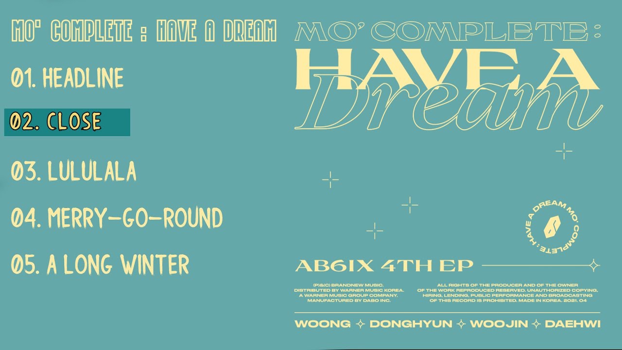 AB6IX MO' COMPLETE: HAVE A DREAM Album Playlist ♬ - YouTube