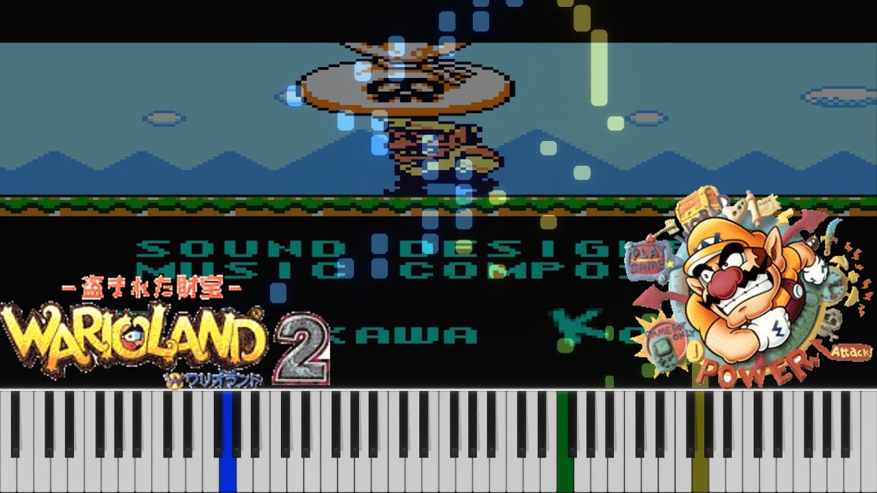【ピアノアレンジもどき】29.スタッフロール【ワリオランド2 盗まれた財宝】