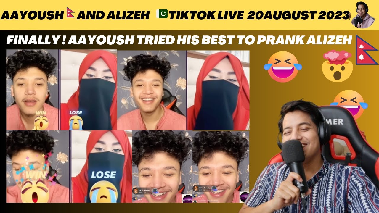 AAYOUSH PRANKED ALIZEH 🥷  SAYS 