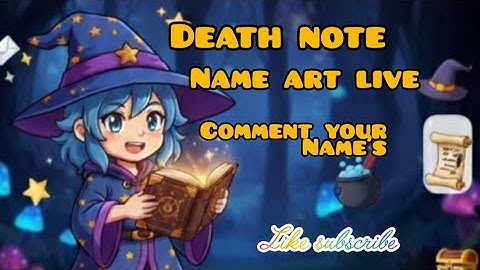 Writing my subscriber names in death note #Siriksha23