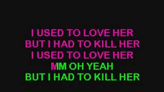 Download Lagu Guns N' Roses  - Used To Love her - Karaoke MP3