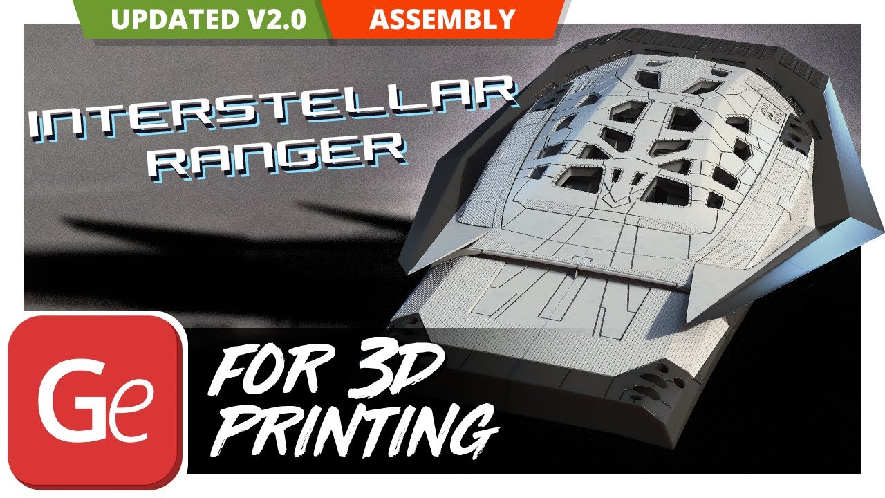 Interstellar Ranger 3D Printing Model 2.0 | Assembly by Gambody - YouTube