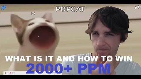 Popcat Click what is it, where did it come from, How to Win / Cheat 2000+ PPM (Pops Per Minuite)