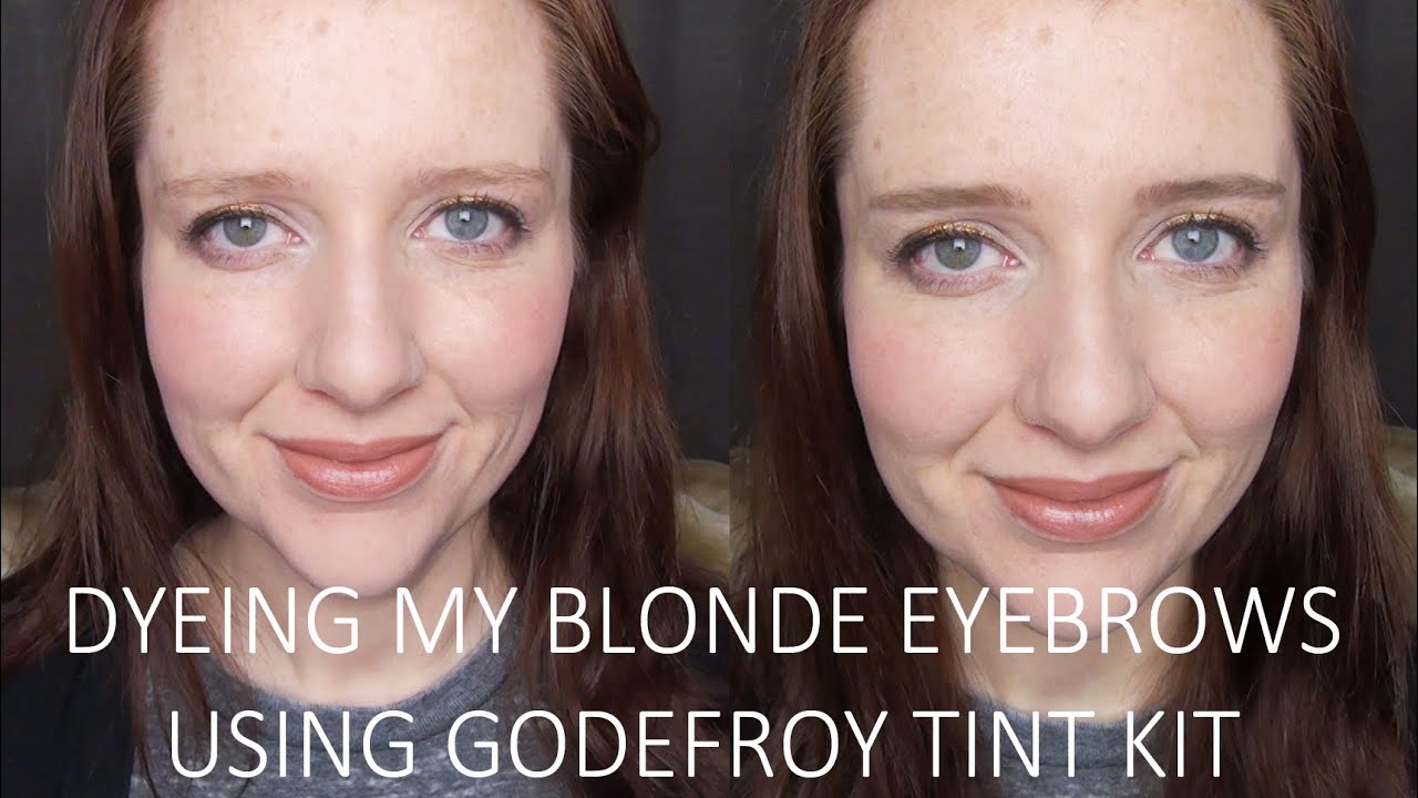 Dyeing My Blonde Eyebrows Demo Using Godefroy Tint Kit YouTube Dyeing My Blonde Eyebrows Demo Using Godefroy Tint Kit YouTube