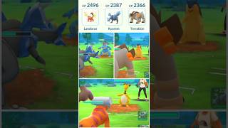 Landorus 🪽 Kyurem ❄️ Terrakion 💪🏻 Ultra League #pokemongo #pokemon #gbl