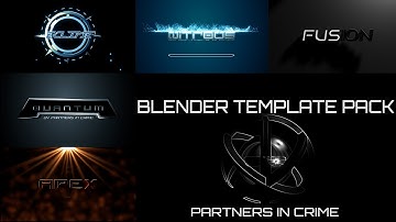 Blender intro template pack - by Partners In Crime