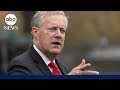 Mark Meadows granted immunity in federal election case: Sources