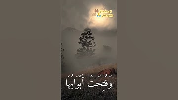 وَسِيقَ الَّذِينَ اتَّقَوْا رَبَّهُمْ إِلَى الْجَنَّةِ زُمَرًا #قرآن #آية #أهل_القران #تلاوةخاشعة ❣️