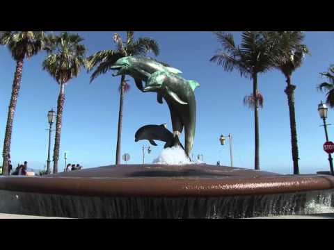 Santa Barbara Dolphin Family Fountain