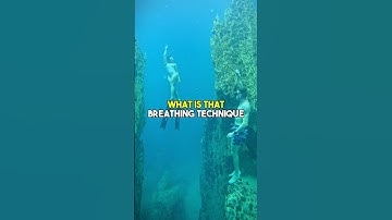 Freedivers use a special breathing technique before they go down, so they can hold the breath longer