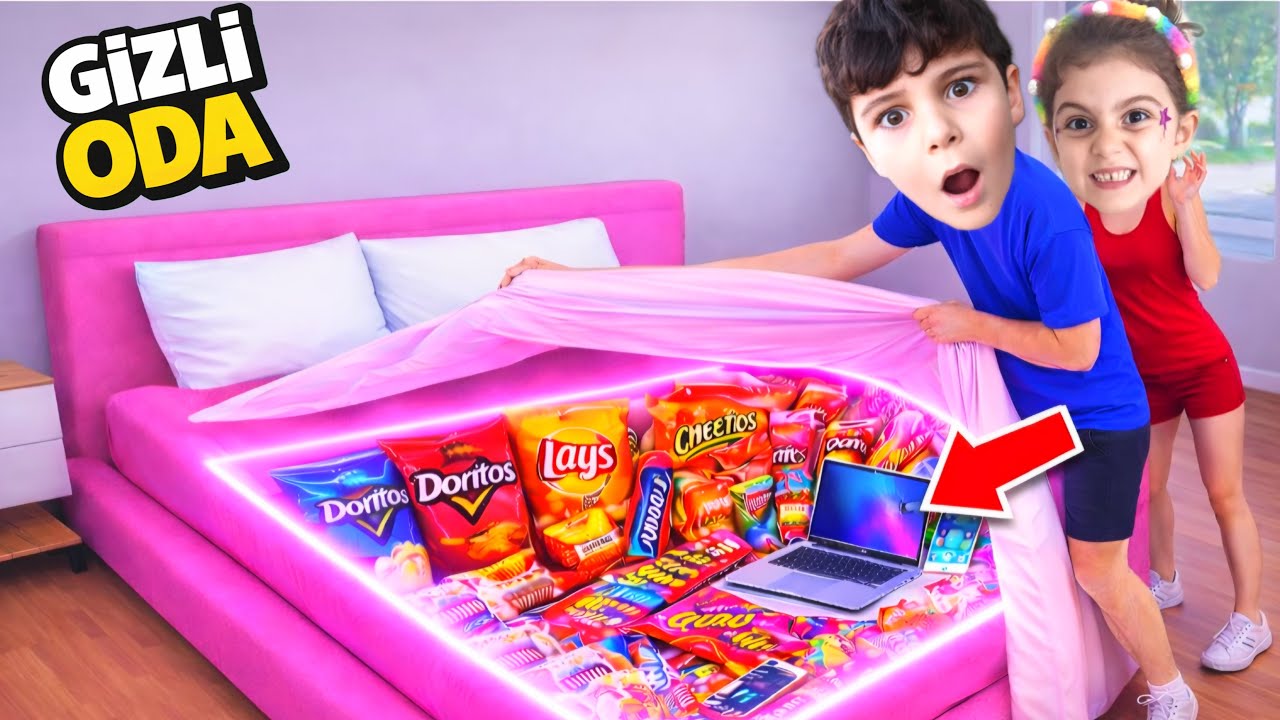 UTKU ASEL GİZLİ ODA YAPIYOR!! TABLET TELEFON VE ABURCUBUR SAKLADILAR !!