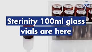 Sterinity - High quality Ready-To-Use sterile empty vials - 100ml launch