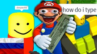 SMG4:Марио играет в роблокс