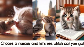 Cute cat compilation/Choose a number from 120 and comment down which cat you get/Cute Kitten video