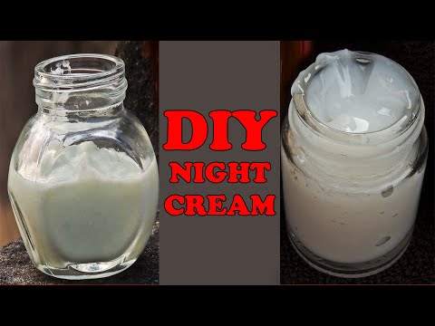 내추럴 페이스 모이스처 라이저 DIY | 얼굴 주름을위한 DIY 나이트 크림