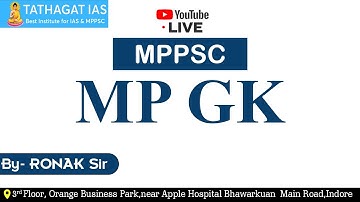 MPGK MPPSC BY RONAK SIR TATHAGAT IAS