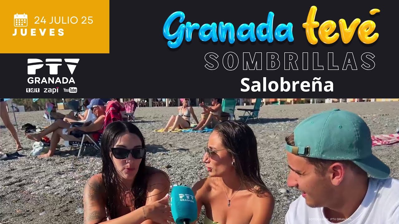 🏖️ Sombrillas: Una chica se enamora en la playa y hacemos de Cupido para ella 😳❤️ | Granada Tevé