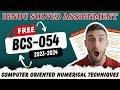 BCS-054 Solved Assignment 2023-24 | IGNOU BCA Free Assignment Solution SEM 5 BCS 54 | By ISM