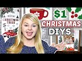 SUPER CHEAP $1 Dollar Tree Christmas DIYS Decor | DIY DOLLAR TREE CHRISTMAS 2020 | Krafts by Katelyn