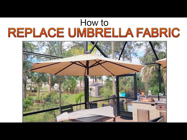 11' patio umbrella with lights DIY 11 Foot Tilting Patio Umbrella with Light 3-Tiered