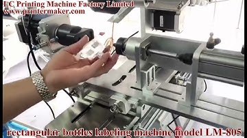 rectangular bottles labeling machine model LM 805