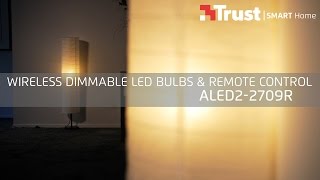 Trust Smart Home Mood ALED2-2709R Wireless Dimmable LED Bulbs & Remote Control Set (SPANISH)