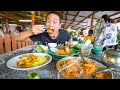 Cuisine de rue thalandaise  riz sticky jaune  meilleur curry de tous les temps  roti farci  satun thalande