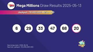 2025-05-13 Mega Millions Lottery Results & Winning Numbers