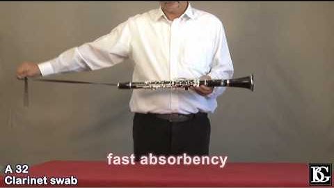 A32 CLARINET SWAB BG FRANCK BICHON