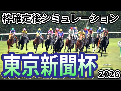 東京新聞杯2026】枠確定後シミュレーション 京都金杯を制した
