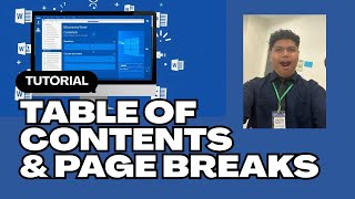 Tutorial How to make Table of Contents & Page Breaks in Words (Community Service)