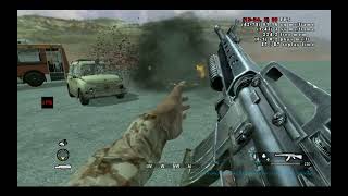 Call of duty 4: Modern Warfare Pre-Alpha build 253 Test level-'vehicle damage'