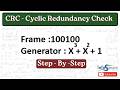 CRC : Cyclic Redudancy Check , part 4| Error detection method |computer networks
