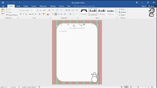 how to create stationery in word