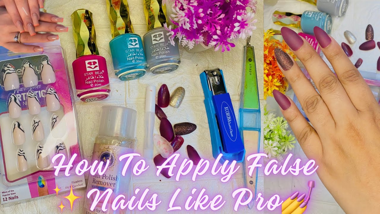 How To Apply Fake Nails Like A Pro Quick Easy False Nails Tips Maxresdefault