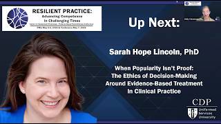 CDP EBP Conference 2026: Ethics of Decisions Around Evidence-Based Treatment in Clinical Practice