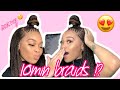 BRAIDS IN MINUTES!? | MY FIRST BRAIDED WIG| BEGINNER FRIENDLY INSTALL| ft. Braid queen