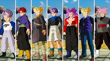 Trunks New Forms and Transformations | DRAGON BALL Sparking! ZERO Mods