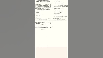 mdu computer & programming fundamentals question paper bca