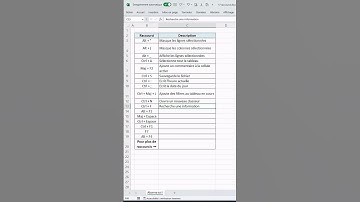 17 raccourcis Excel à connaitre de toute urgence | Astuce Excel