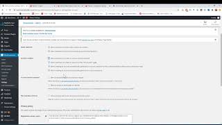 WooCommerce Accounts and Privacy Settings