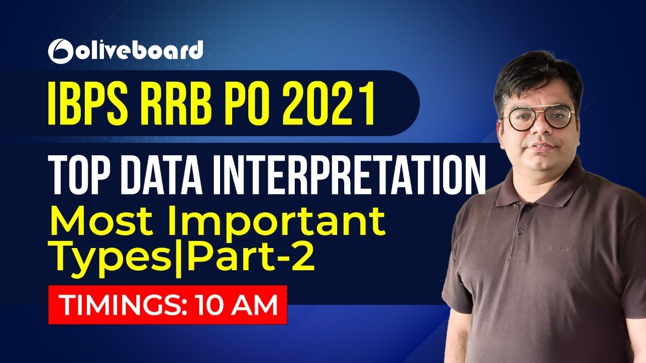 Top Data Interpretation - Most Important Types Part-2 | IBPS RRB PO ...